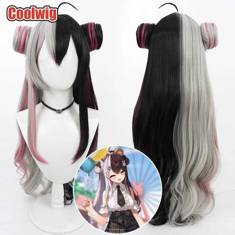 coolwig-cheveux-synthetiques-yorumi-rena-cosplay-perruques-avec-petits-pains-virtuel-youtuber-yorumi-rena-80-cm-ondule-couleur-mixte-perruque-resistant-a-la-chaleur