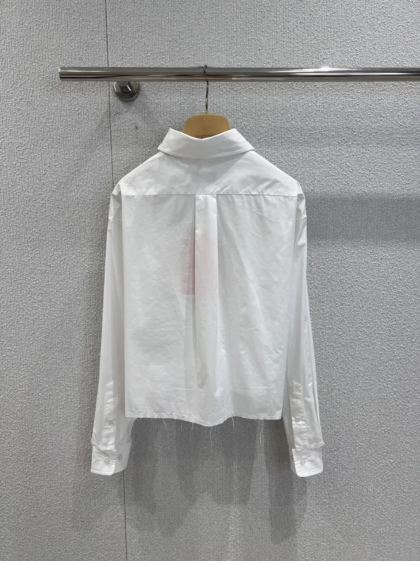 

2024 Ранняя осень, новая рубашка с короткими рукавами и вышивкой 266