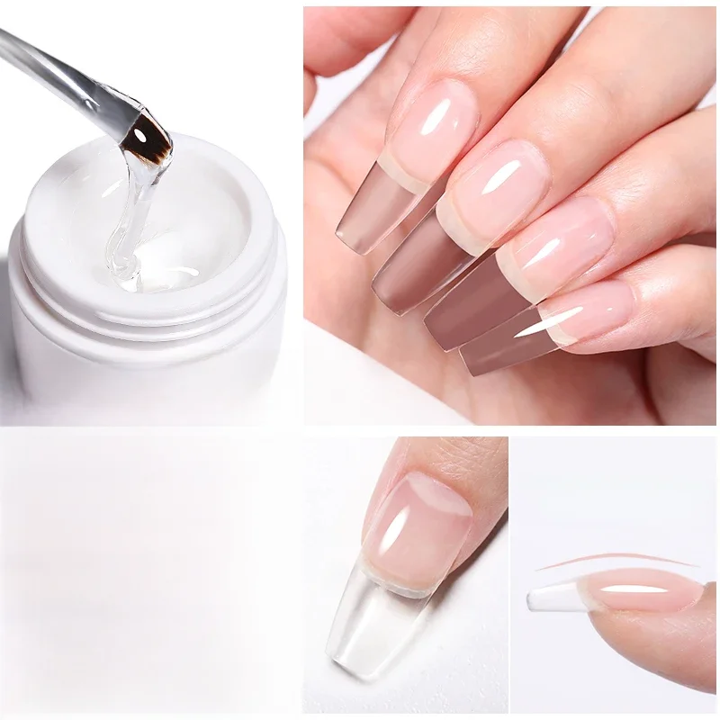 UR SUGAR 15 ml Box Extension Nagelgel Jelly Pink White Clear UV Gel Hard Gel Extension Gel Nails Finger French Nail Art Maniküre