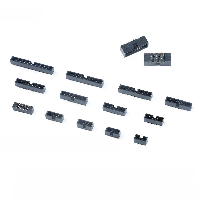 10 sztuk DC3 1.27mm Pitch DC3-6/8/10/12/14/16/20/24/26/30/34/40/50P Pin gniazdo IDC złącze dwurzędowe SMD Pin mężczyzna nagłówek — zdjęcie 2