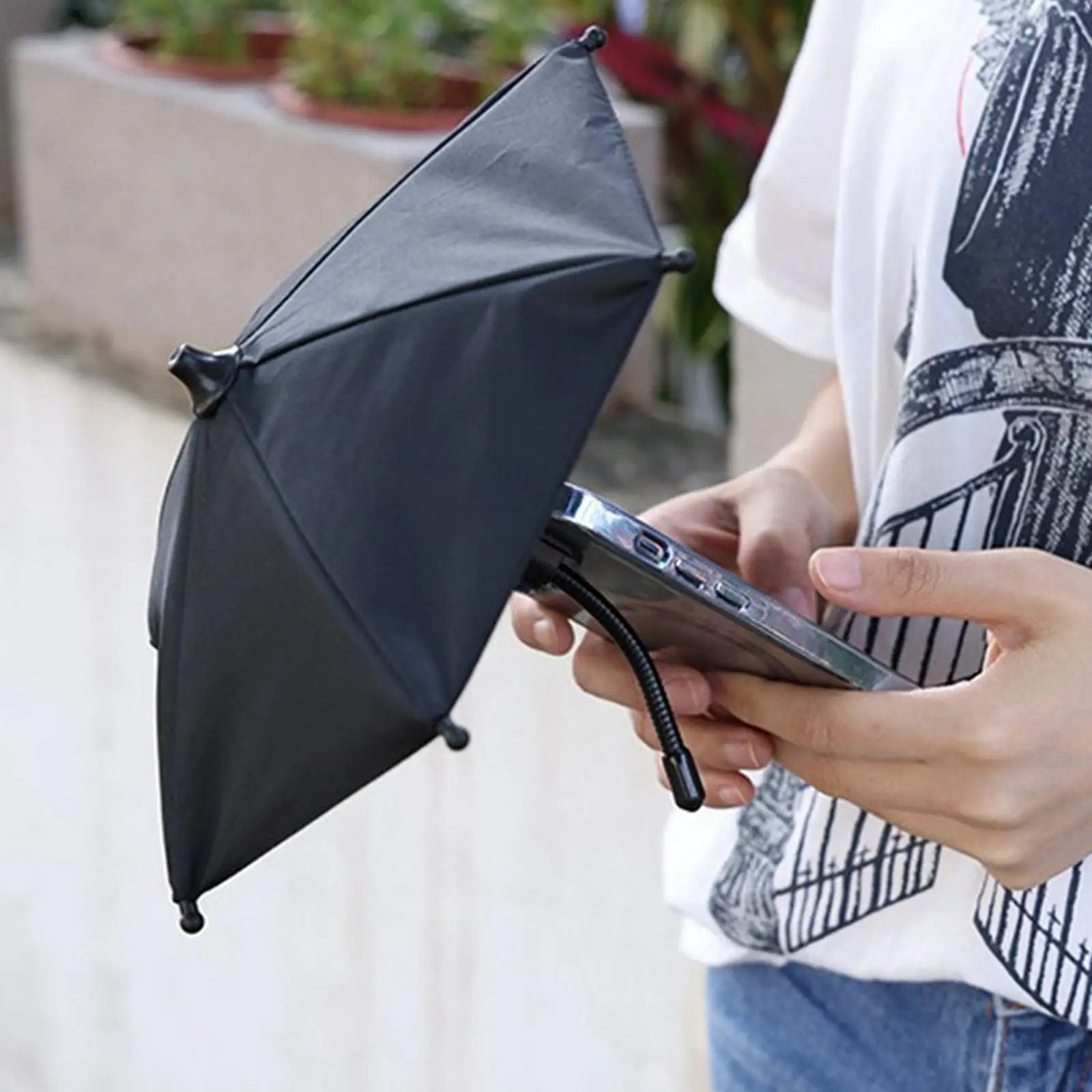 

Phone Shade Umbrella Sun Shield Umbrella Phone Holder Adjustable Desktop Phone Stand Sun Visor Sun Shield Phone Umbrella Stand