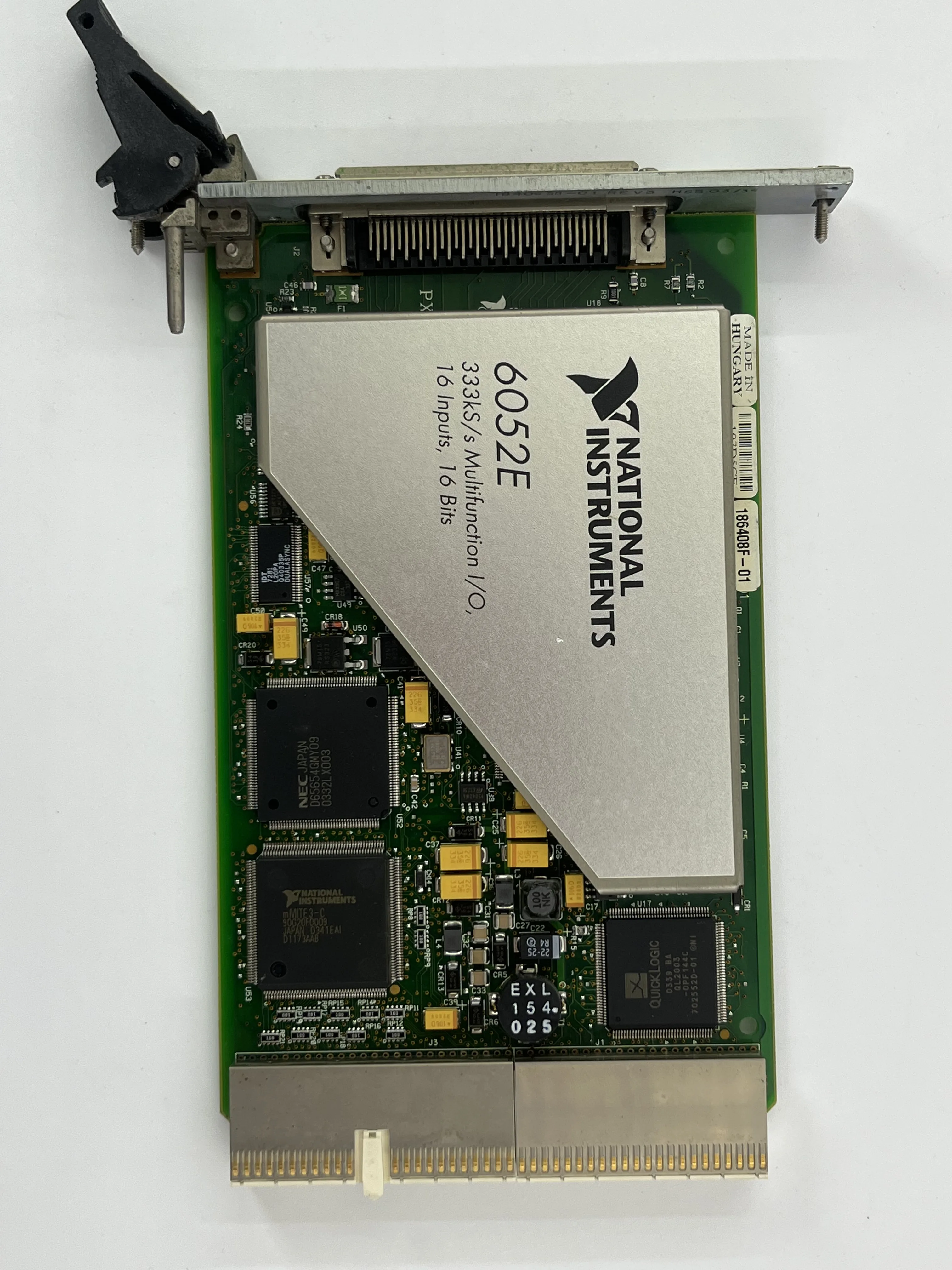 National Instruments NI PXI-6052E 16 Input 16 Bits Multifunction I/O Card