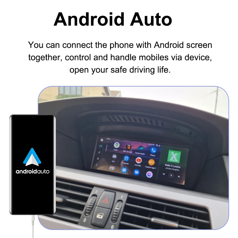 شاشة لمس أوتو توب 10.25 بوصة لاسلكية لنظام أندرويد لسيارات BMW X1 E84 2009-2015 CIC iDrive Airplay Mirror Link Headunit Audio #6