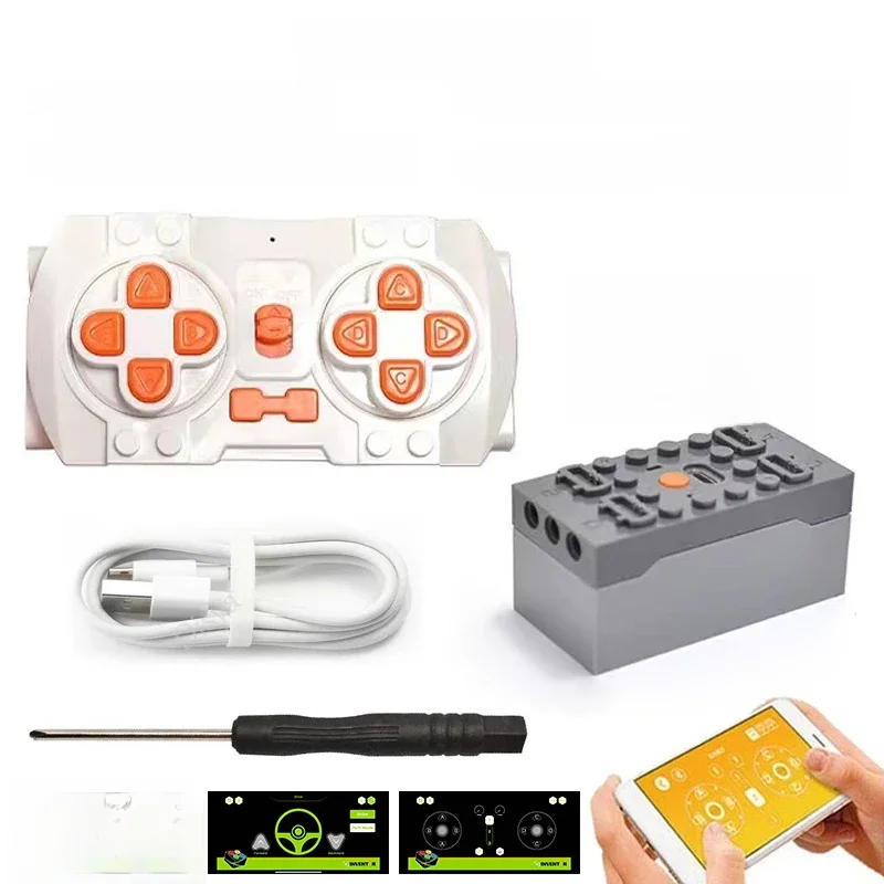 2.4G Bluetooth Technische Blokken Servo PF Motor Power Functies MOC High-Tech Onderdelen Bakstenen Accessoires Technik Servo RC Motor - afbeelding 2
