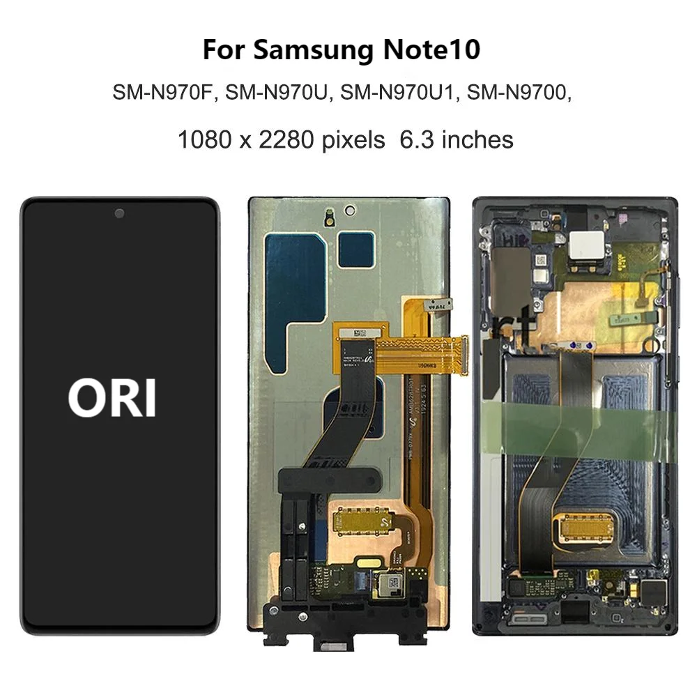 Imagem -03 - Tela Tft Amoled para Samsung Galaxy Note 10 Lcd Toque N970f Substituição Tela