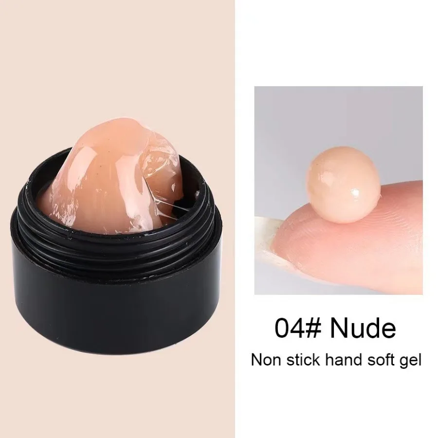 Extensión de esmalte de uñas UV, 1 piezas, pegamento de construcción, Gel de pegamento de diamantes de imitación, fácil de operar, Multicolor opcional