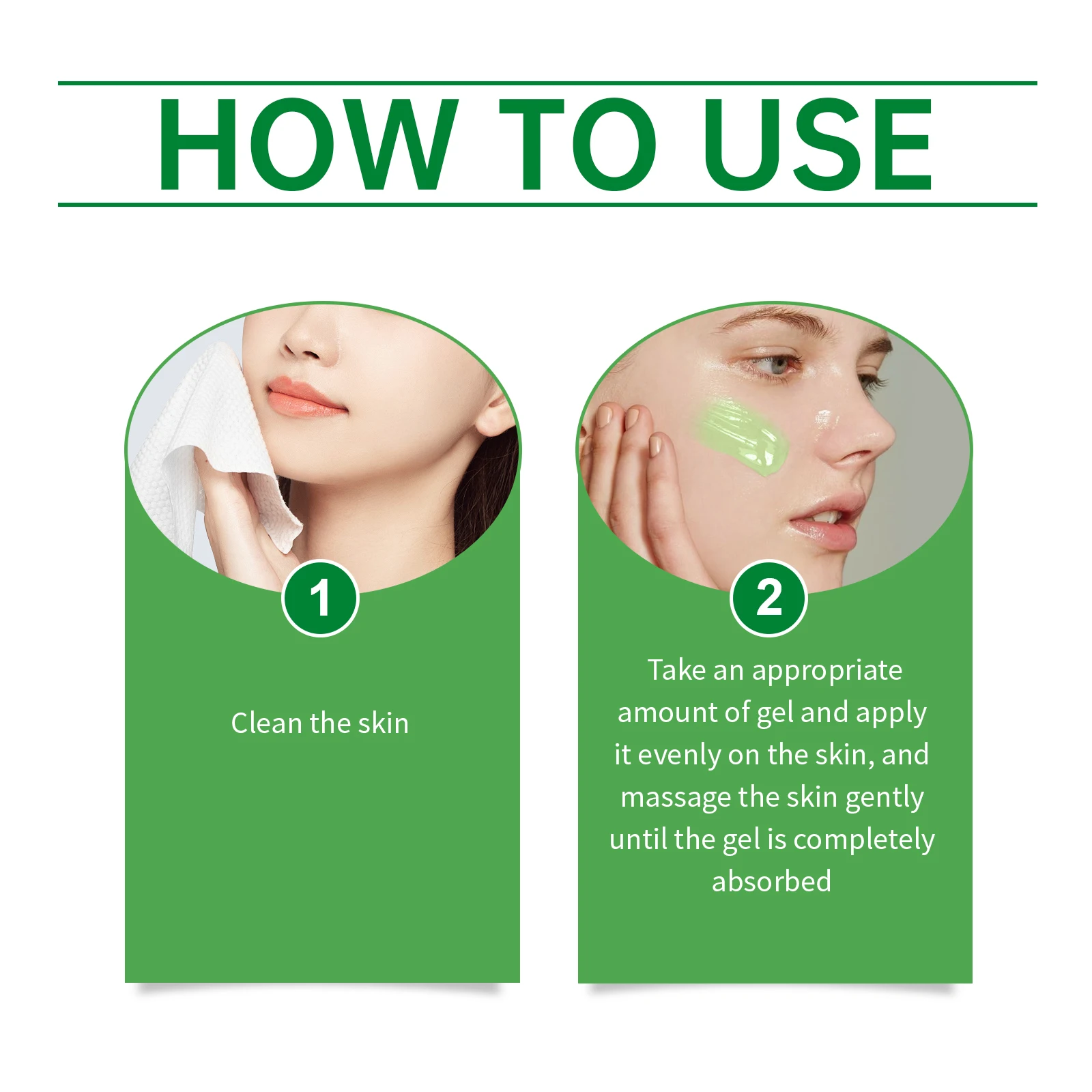 Aloe-Gel, Akne, verkleinert die Poren, reduziert feine Linien, Sonne nach der Reparatur glatter Gesichtshaut, feuchtigkeitsspendendes, beruhigendes Schönheits-Hautpflegegel