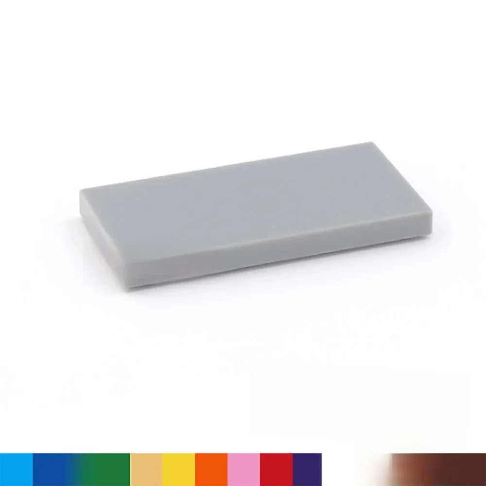 20 pièces/lot bricolage blocs briques de Construction lisse 2X4 Assemblage éducatif Construction jouets pour enfants taille Compatible avec la marque