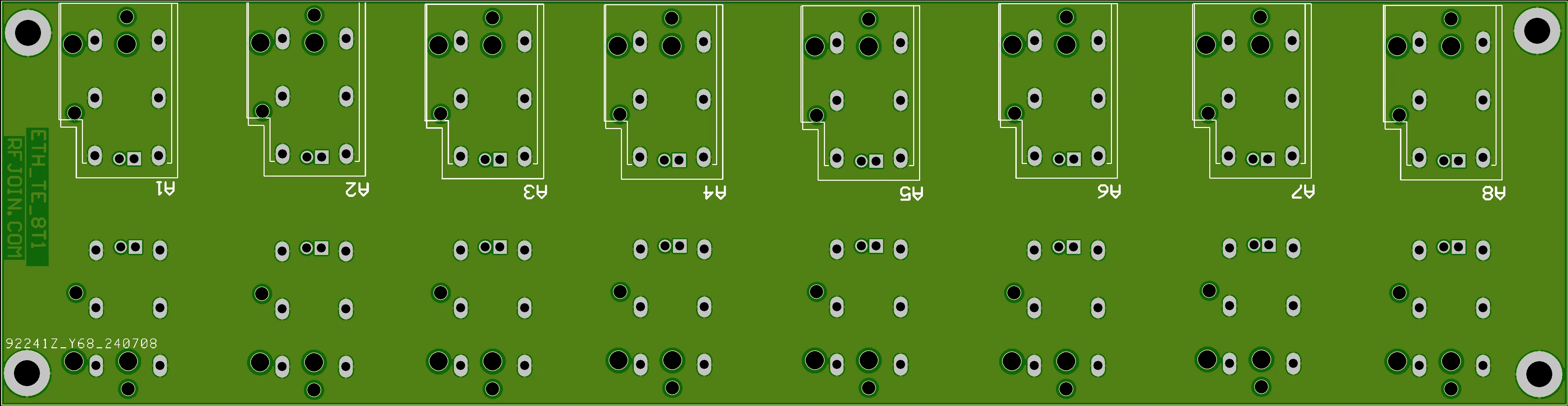 Image 5: Carte Ethernet automobile 8 canaux TE 2304372-1 vers TE, carte adaptateur Ethernet pour véhicule, carte de commutation TE