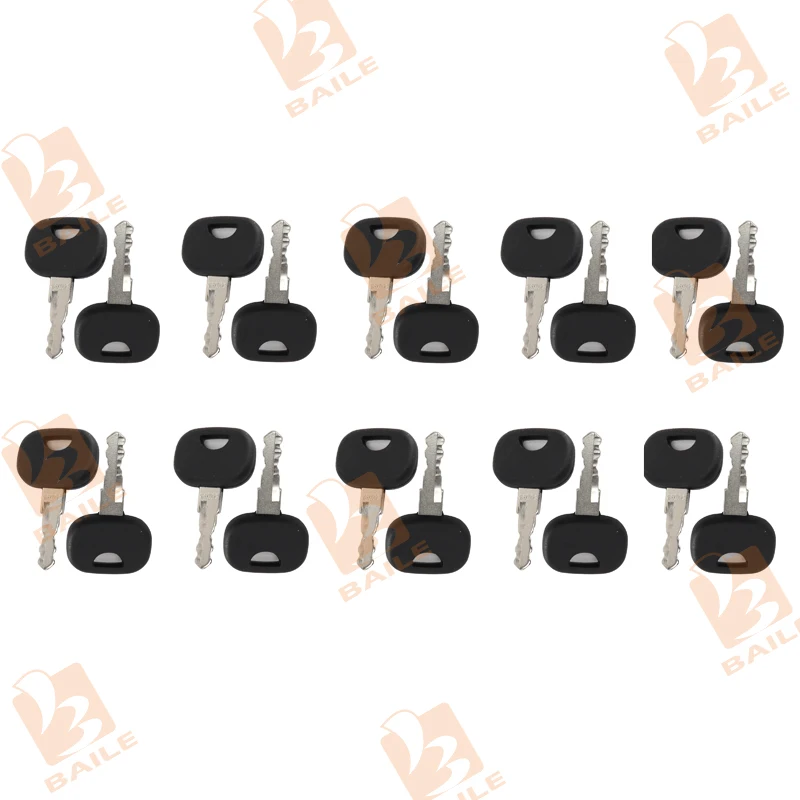 

20PCS 14603 Lgnition Key For JCB Bomag Dynapac Terex Vibromax New Holland NH For Ford Moxy Hamm