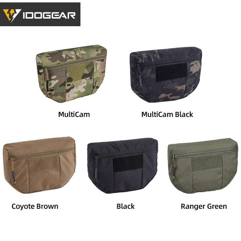 Imagem -06 - Idogear Tactical Armor Carrier Drop Pouch Avs Jpc Cpc Cintura Bolsa Edc Combate Exército Cintura Bolsa Multicam Caça Acessórios