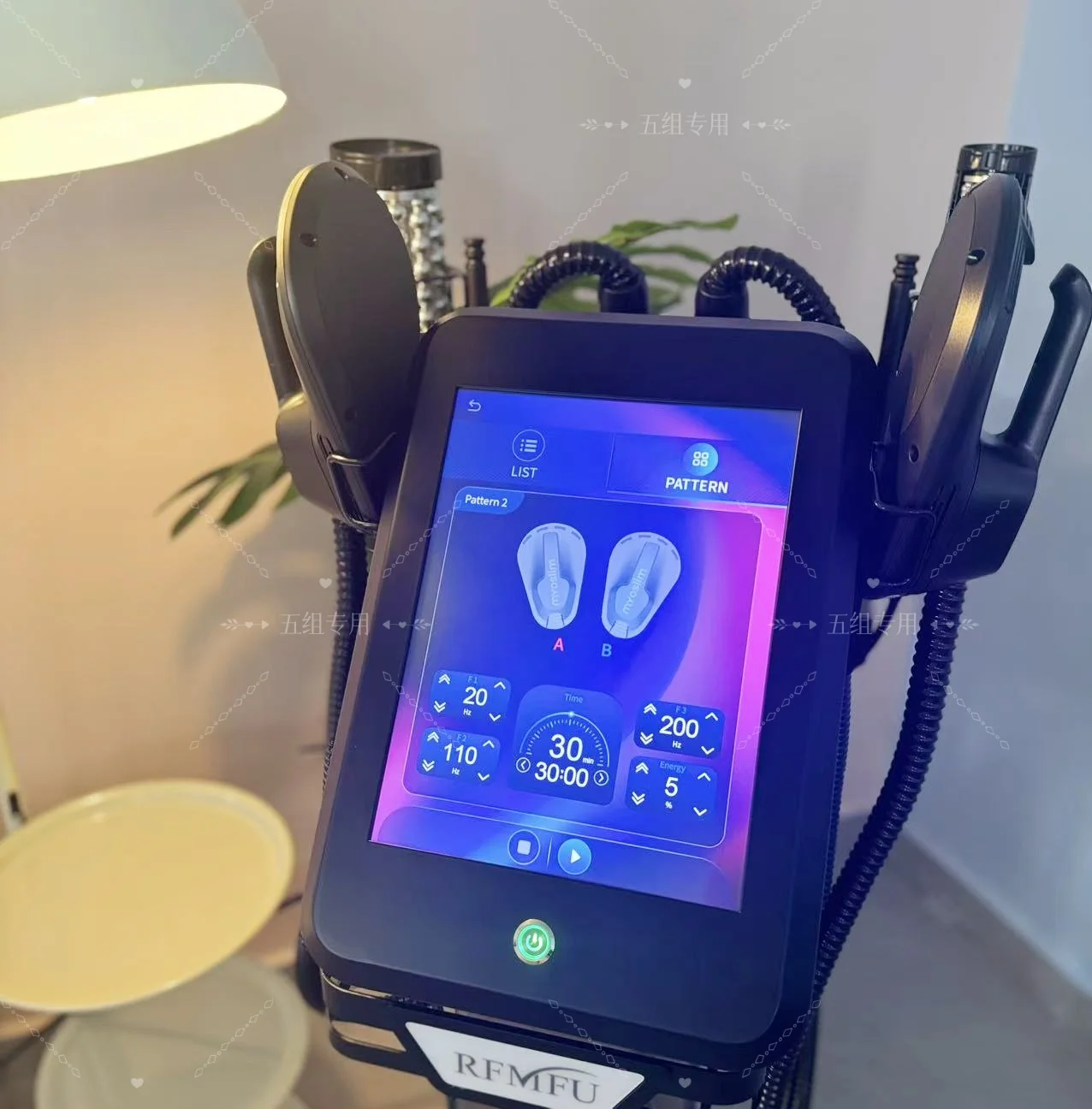 

360 RF Nova HI-EMT Muscle Stimulator 6500W Electromagnetic Fat Burning RF Electromagnetic Massage Body Shaping Machine ﻿