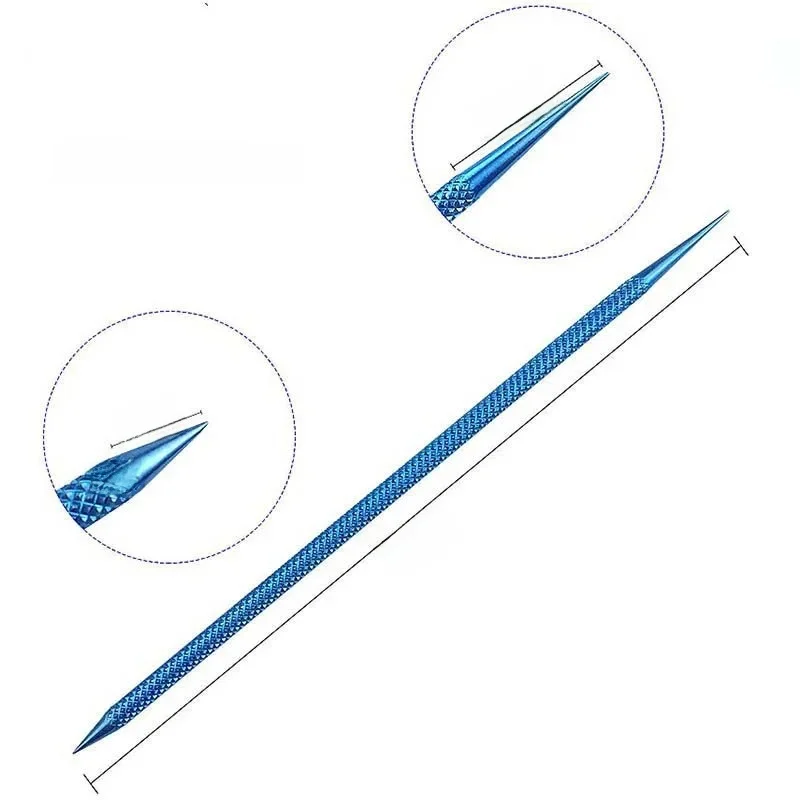 Tytanowy Dilator Castroviejo, podwójna końcówka, narzędzie chirurgiczne do oczu, 1 sztuka — zdjęcie 2