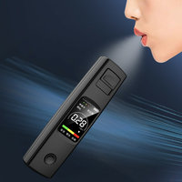 New Alcohol Tester Professional High Sensitivity Breathalyzer Non-Contact Alcoholometer Type-C Charging Portable Breathalyzer