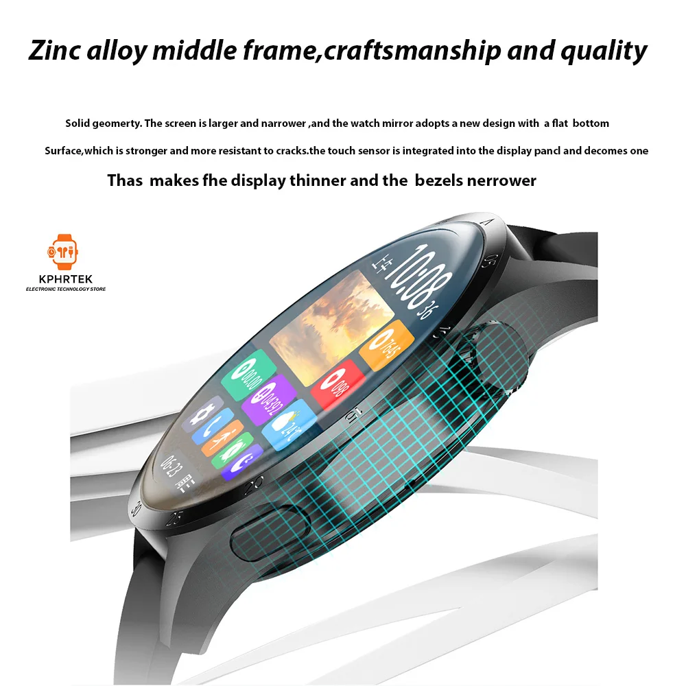 인기 있는 V20PRO 라운드 스크린 스마트 팔찌 GT5 진정한 속도 방수 NFC 듀얼 결제 AI 다기능 스마트 시계