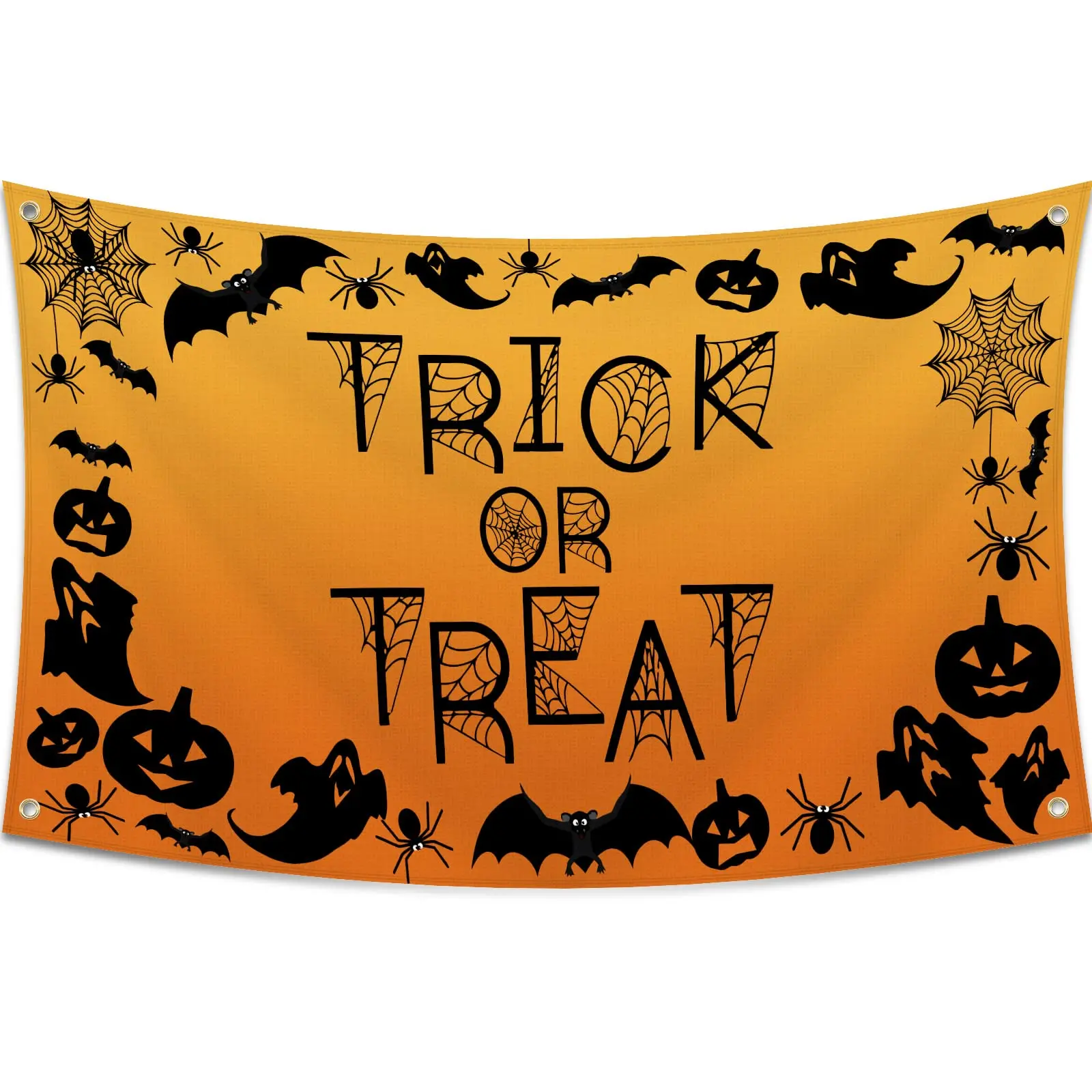 

Halloween Decorations Flag Trick or Treat Garden Outdoor Hanging Decoration Polyester 100D Fade Proof Polyester Bedroom