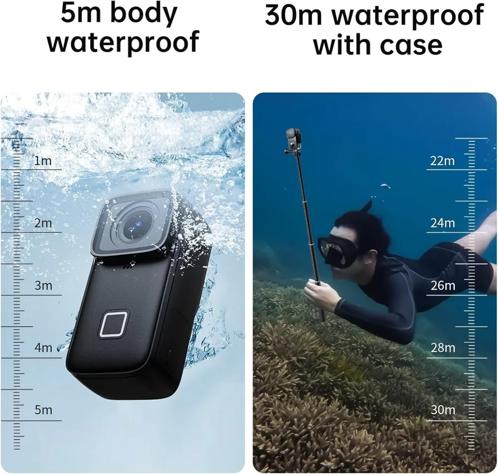 كاميرا C200Pro SJCAM 5G WiFi Vlogging Action 4K 30FPS، كاميرا ويب 40M DV كاميرا إبهام مع تثبيت 6 محاور #2