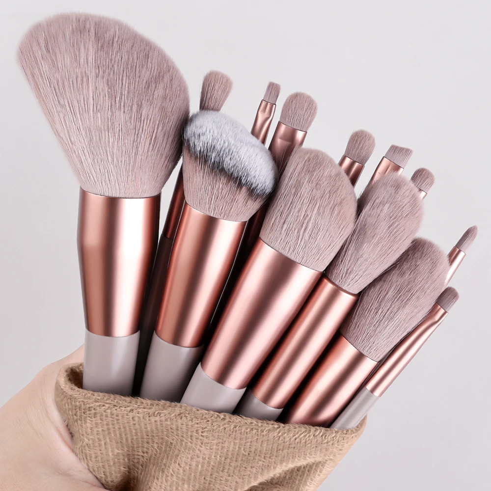 13-14Pcs Soft Fluffy Makeup Brushes Set for Cosmetics Foundation Blush Powder Eyeshadow Kabuki Blending Makeup brush beauty Tool