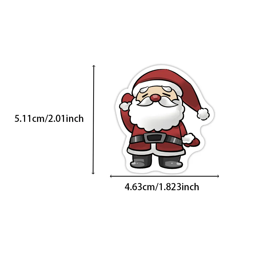 50 個漫画クリスマス落書きステッカー装飾ギター DIY 荷物ラップトップ電話ケース防水ステッカー