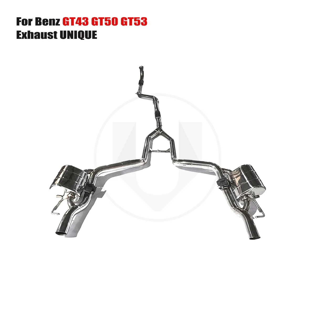 

UNIQUE For 2018+ Benz AMG gt43 gt50 gt53 3.0T performance valve exhaust system ss304 exhaust muffler