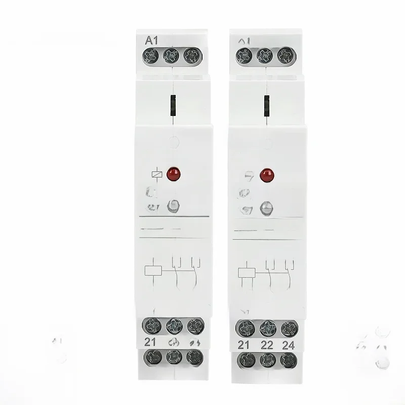 GEYA GR8-208 Przekaźnik pomocniczy Przełącznik pośredni 8A 2SPDT 12V 24V 48V 110V 220V PRZEKAŹNIKI Moduł na szynę Din — zdjęcie 2