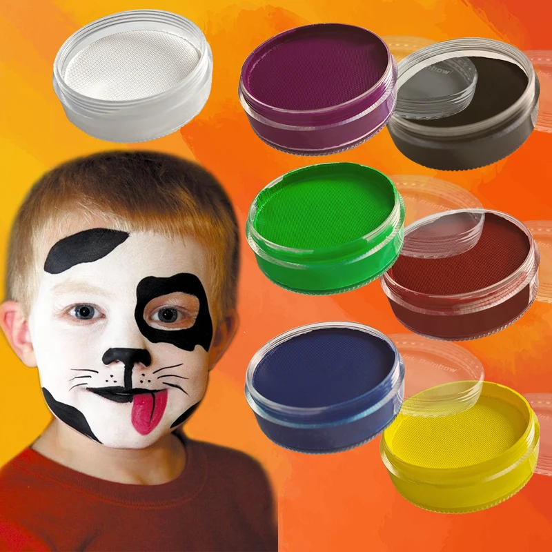 Net weight 90g children's face painting pigment human body stage makeup face painting pigment non-toxic water-soluble washable