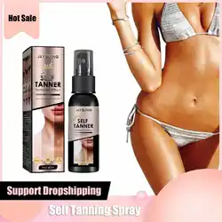 Self Tanning Spray Quickly Body Face Bronzer Sunless Brown Fake Tan Moisturizing Nourishing Sun Tanner Oil Tanning Accelerator