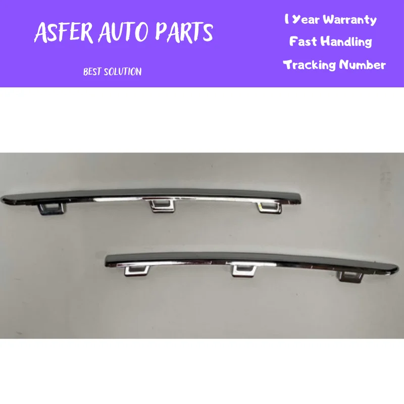 FRONT SHUTTER UPPER STRAP CHROME FOR RENAULT SYMBOL 2017 AFTER 2 PCS SET 620729869R HIGH QUALITY CAR ACCESSORİES