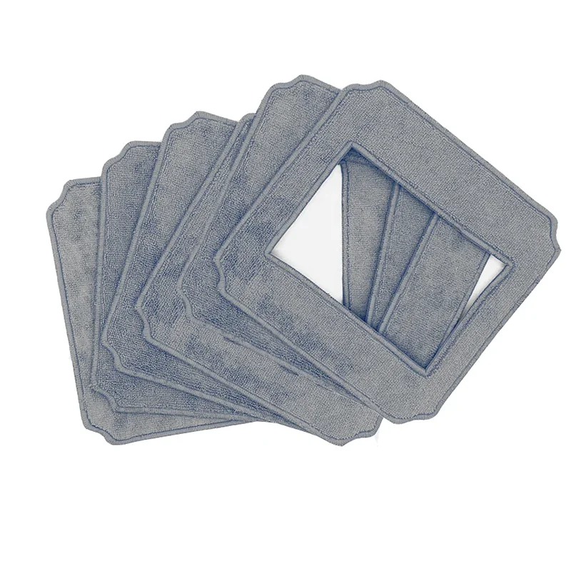 Vadrouilles de nettoyage de verre pour Robot aspirateur W140, chiffons lavables 24x24cm pour laver les fenêtres, pièces de rechange, accessoires
