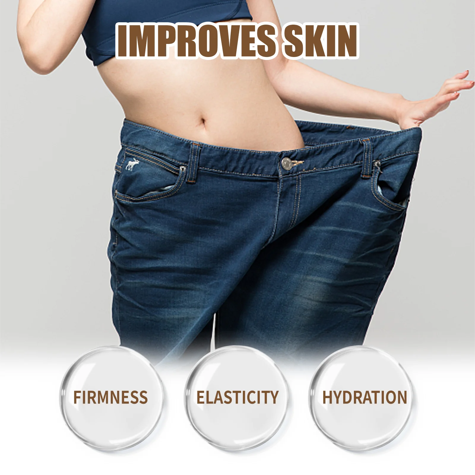 Eelhoe 40 جرام القهوة فرك تنظيف عصا تنظيف المسام التقشير تشكيل الجسم إزالة الجلد الميت تشديد الجلد فرك عصا #2