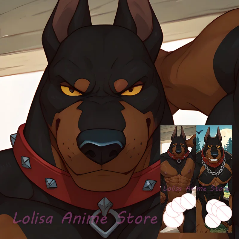 Funda de almohada Dakimakura Rosco Dog Anime, funda de almohada con estampado de doble cara, regalos de cumpleaños de tamaño real