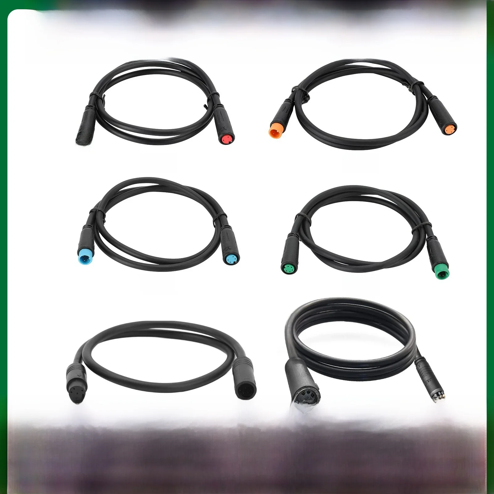AliExpress OIMG Ebike Cables - 2/3/4/5/8/9 Pins Electric Bike Extension Cables for Motor, Brakes, Gear Sensor, Display, Controller, and Throttle