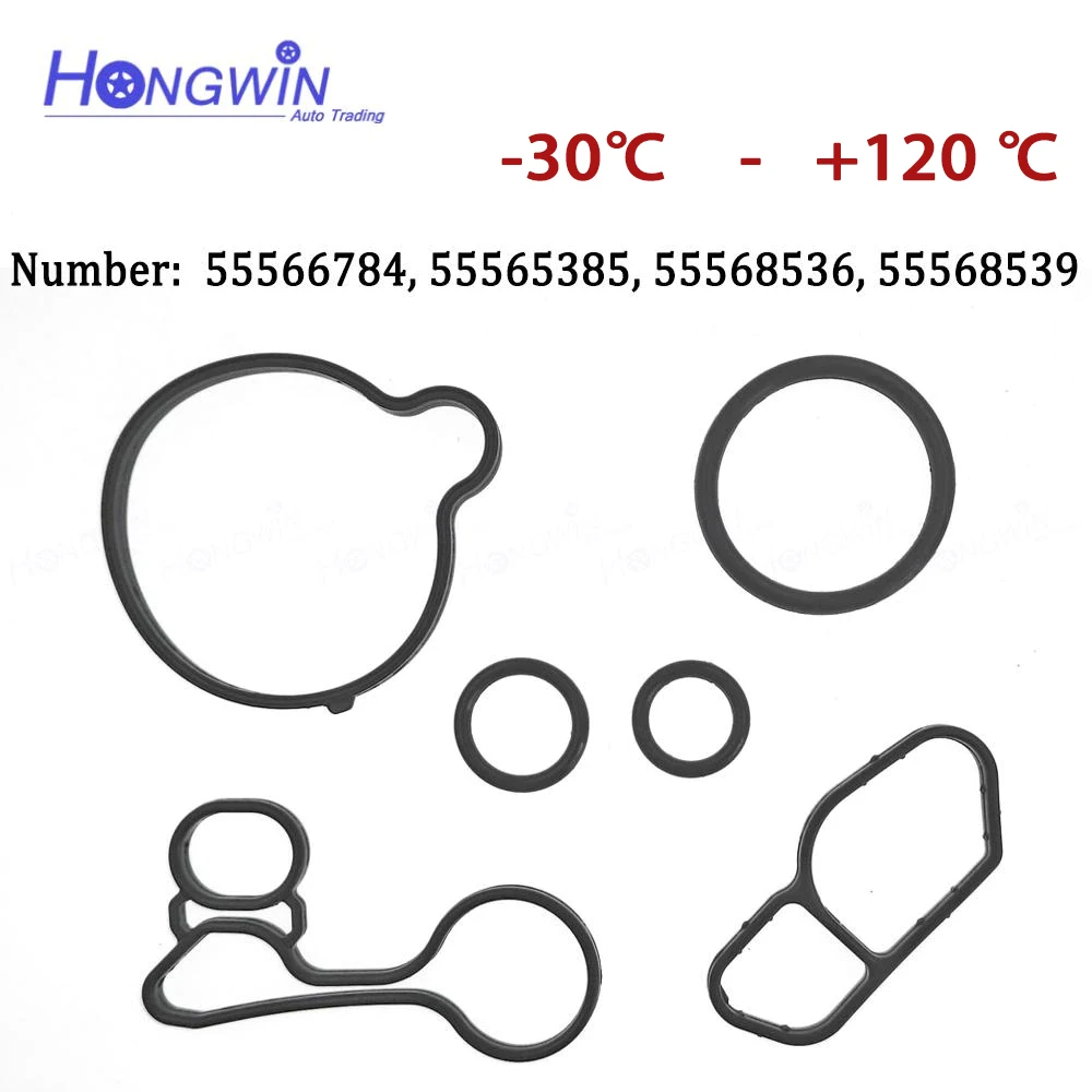 NEW Oil Cooler Seals Kit For Holden JH 1.4L A14NET Turbo Barina TM MJ 1.4L Trax TJ 55566784, 55565385, 55568536, 55568539