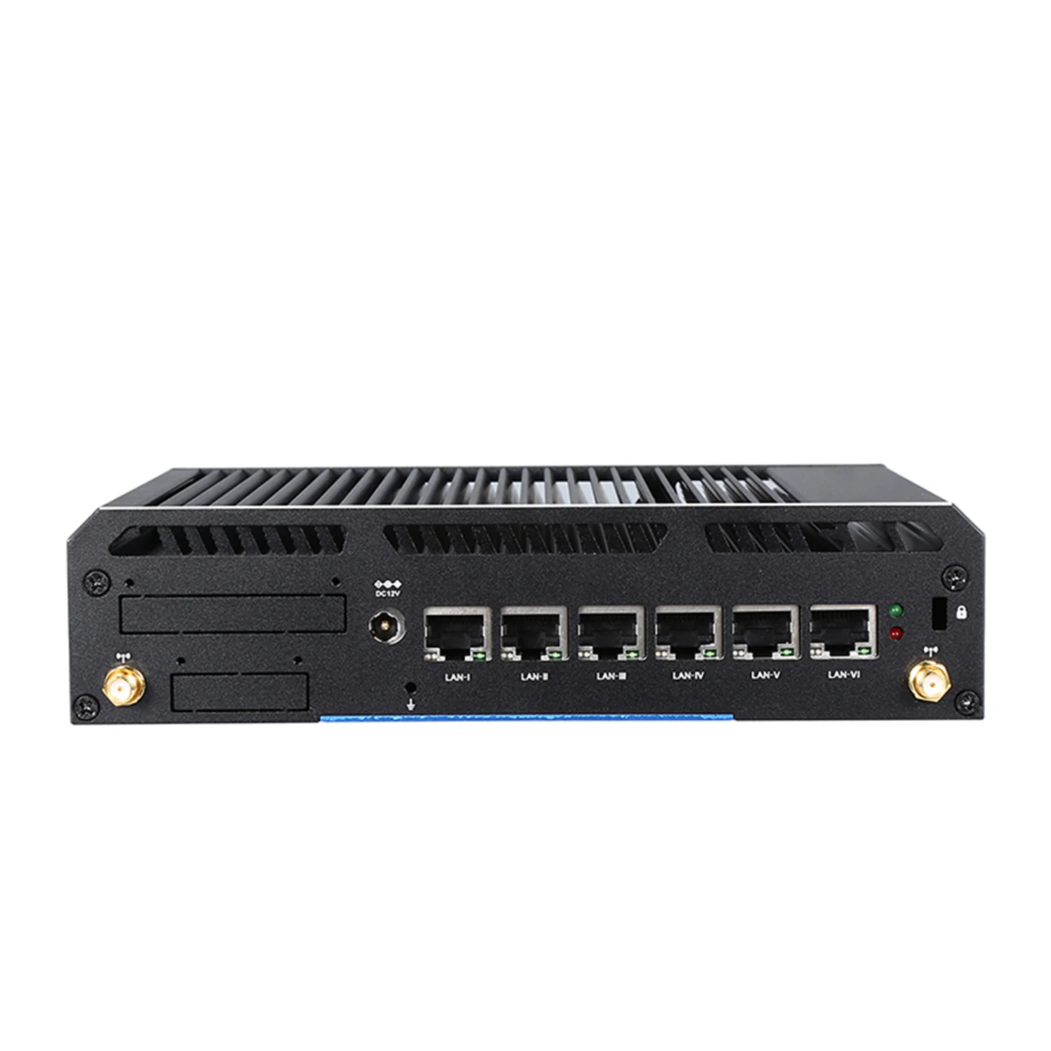 Partaker bez wentylatora 6 LAN Mini PC urządzenie Firewall Intel Core i3 6006U Gigabit Ethernet AES-NI pfSense Router VPN Openwrt