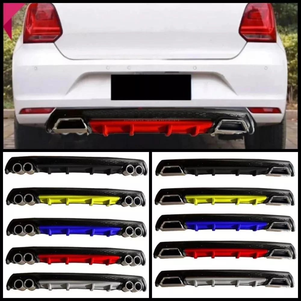 5 Color Universal Car Rear Bumper Diffuser Racing Sport Model Black ABS Plastic Car-Styling Spoiler Deflector Body Kit Splitter