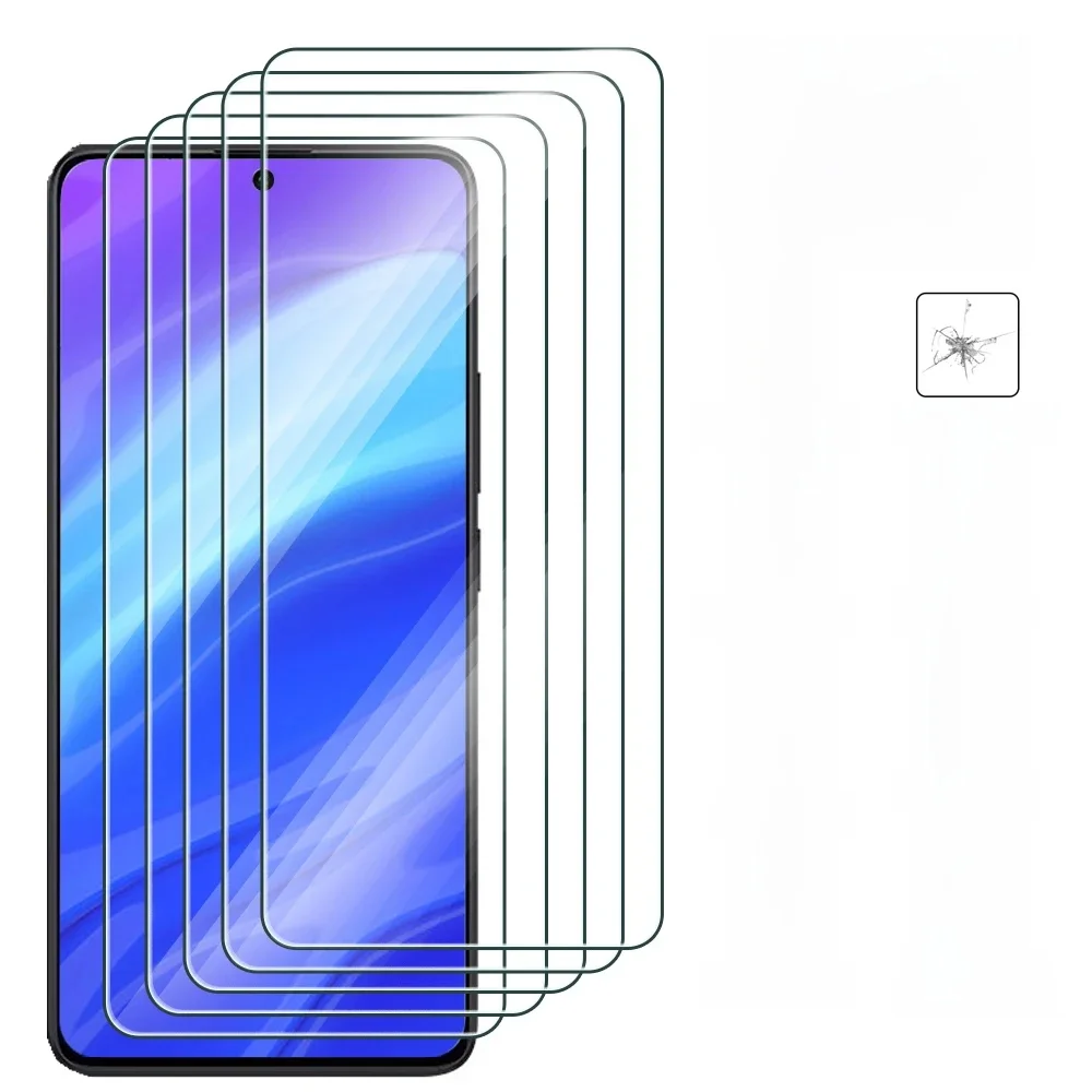 5-1 pièces verre trempé pour Xiaomi Redmi Note 13 12 11 10 Pro 4G protecteur d'écran pour Redmi Note 12s 11s 10s 5G 12 Turbo 11T 10T