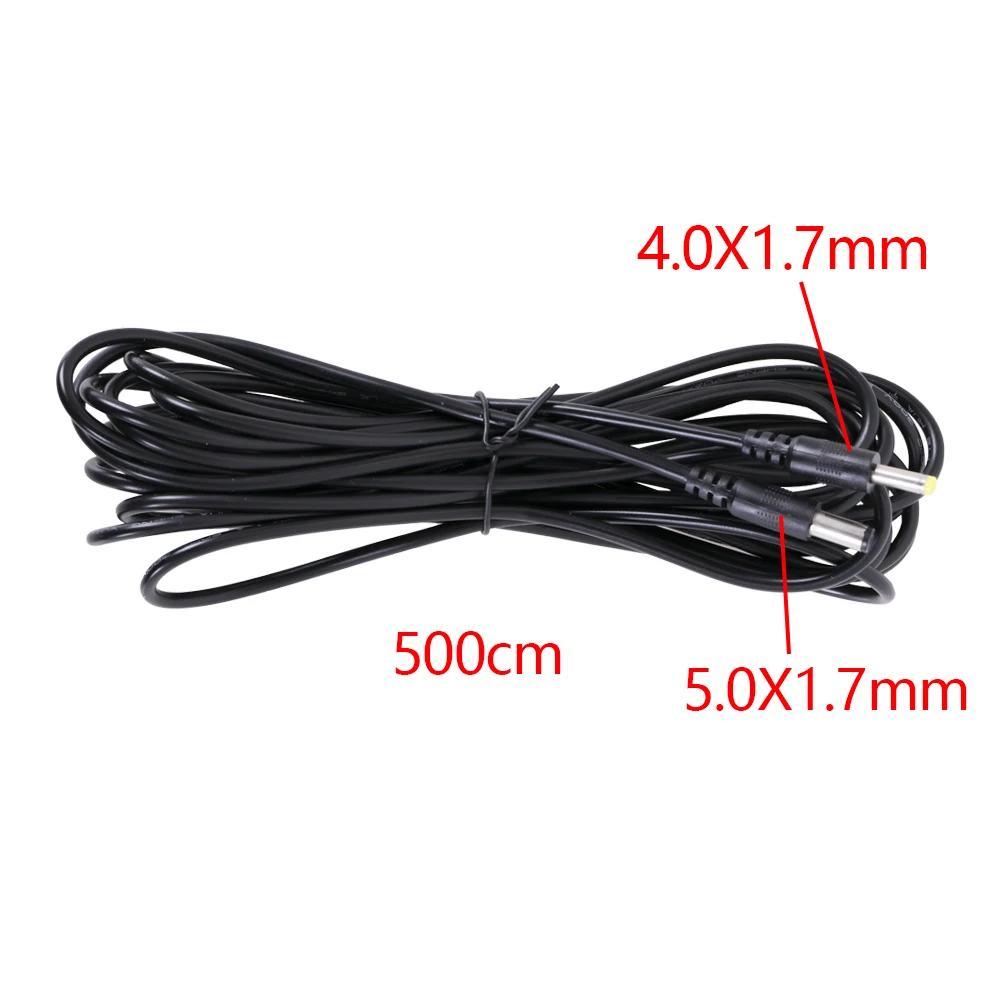 4.0x1.7 Extern Lengthened AV Cable for Hunting Trail Camera 5.0 3.5 Type C USB Cable Long Connector Solar Panel Power Cables