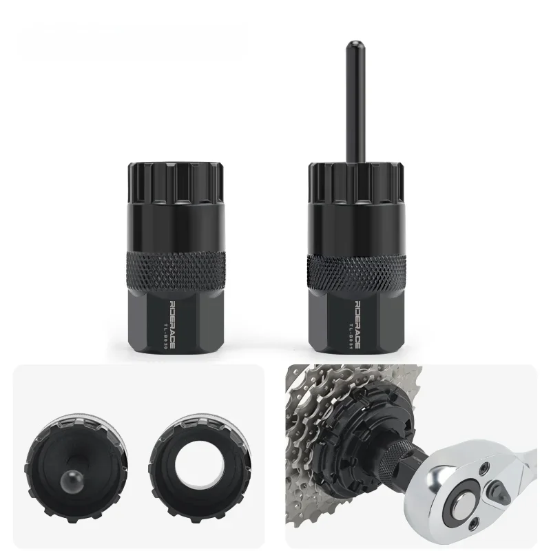 AliExpress riderace Bicycle Cassette Lockring Removal Tool 12 Teeth CR-V Steel Bike Cassette Flywheel Sprocket Remover Wrench Cycling Repair Tool