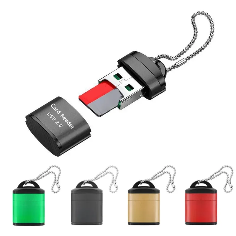 Do czytnika kart USB Micro SD/TF USB 2.0 Mini czytnik kart pamięci do telefonów komórkowych Szybki adapter USB do laptopa Akcesoria — zdjęcie 2