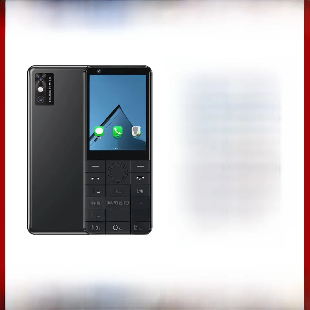 DOOV R77 Pro 4G – smartfon z ekranem dotykowym i klawiaturą, procesor MT6762, ekran 2,8 cala, 3 GB pamięci RAM + 32 GB pamięci wewnętrznej, bateria 2120 mAh, aparat 5 MP, system Android 14. — 2