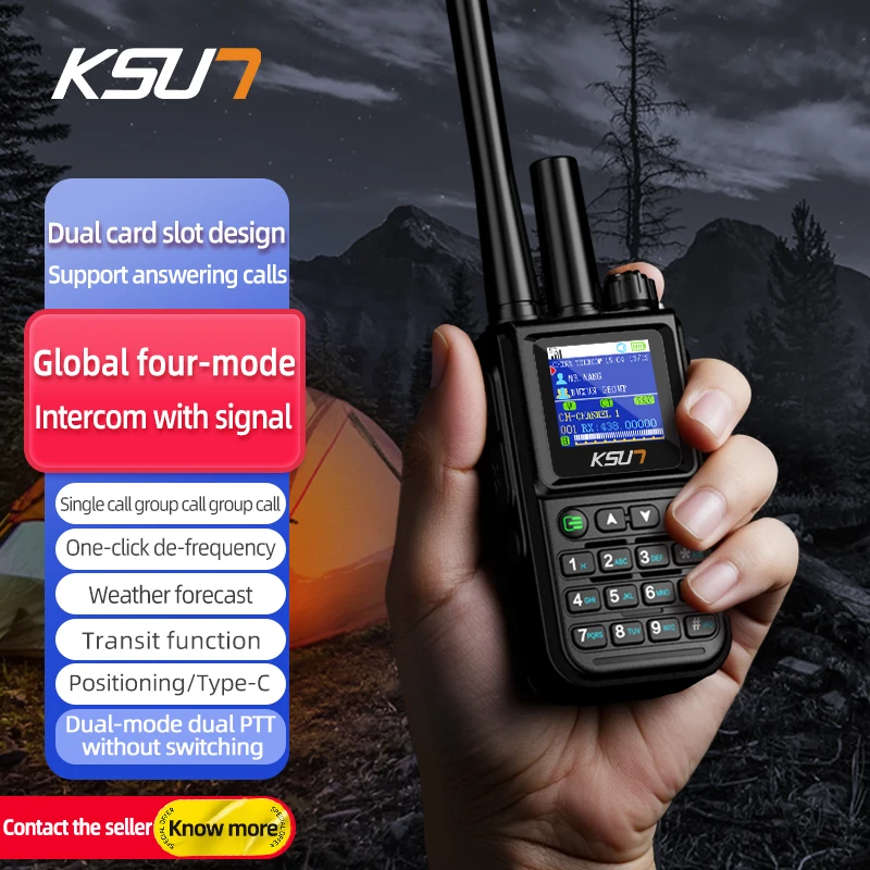 KSUN CT80 المهنية لمسافات طويلة لاسلكي تخاطب الشبكة العامة والاتصالات الجماعية الاتصال الداخلي التناظري للتخييم #2