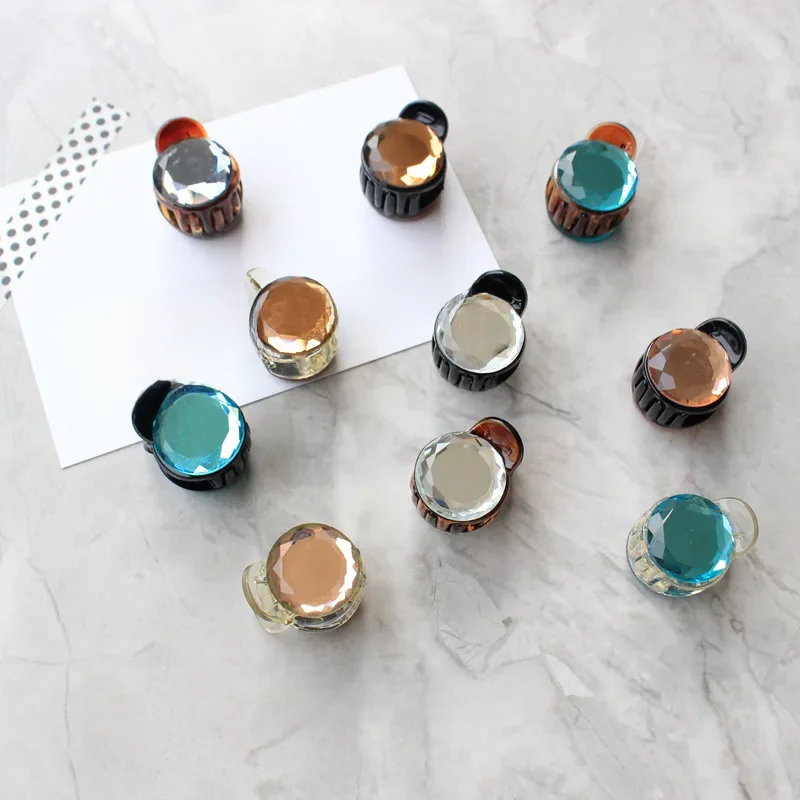 1 PC kobiety Retro kryształ górski w stylu vintage Mini korona spinki do włosów Spinki do włosów spinki do włosów Barrettes akcesoria do włosów — zdjęcie 2