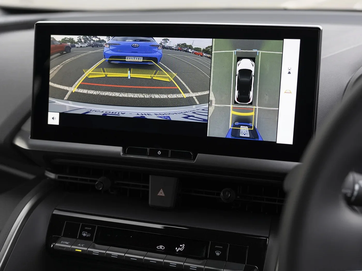 Dla Toyota C-HR CHR 2024 Radio samochodowe LCD 12,3 cala nawigacja gps zwierzęca folia ochronna na ekran — zdjęcie 2