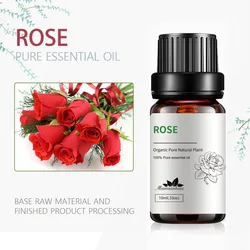 Rose Essential Oil 100% Pure Aromatherapy Oil Rose Oil for Diffuser, Perfumes, Massage, Skin Care - 10ml