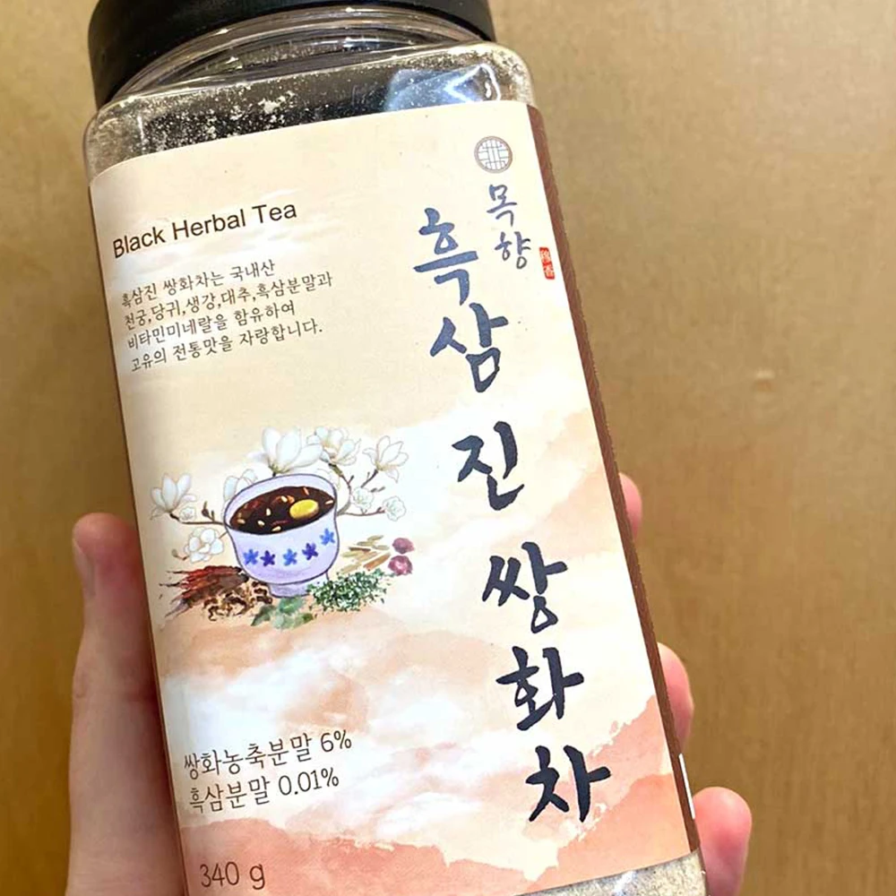 흑삼 진 쌍화차분말 대용량 340g x 1통