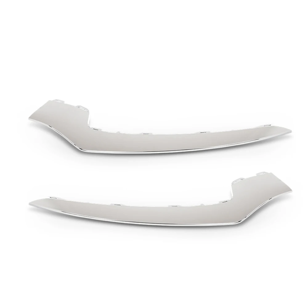 

1 Pair Bumper Face Bar Trims Molding Step Pads Fit for Mercedes E350 E400 E550 A2078850874, Mb1047131, A2078850774, Mb1046131