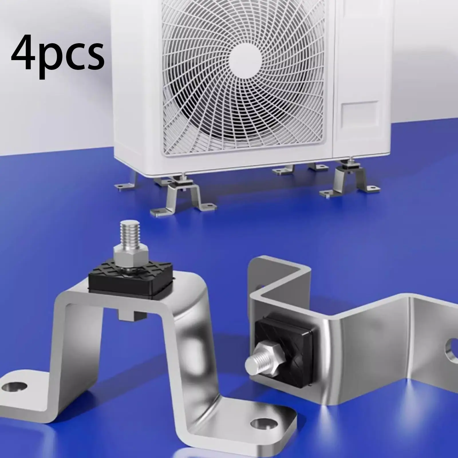 

4 шт. сверхмощный виброизолятор, монтажный кронштейн, амортизирующие подушечки для кондиционера, компрессорные ножки, мини-разделенное основание