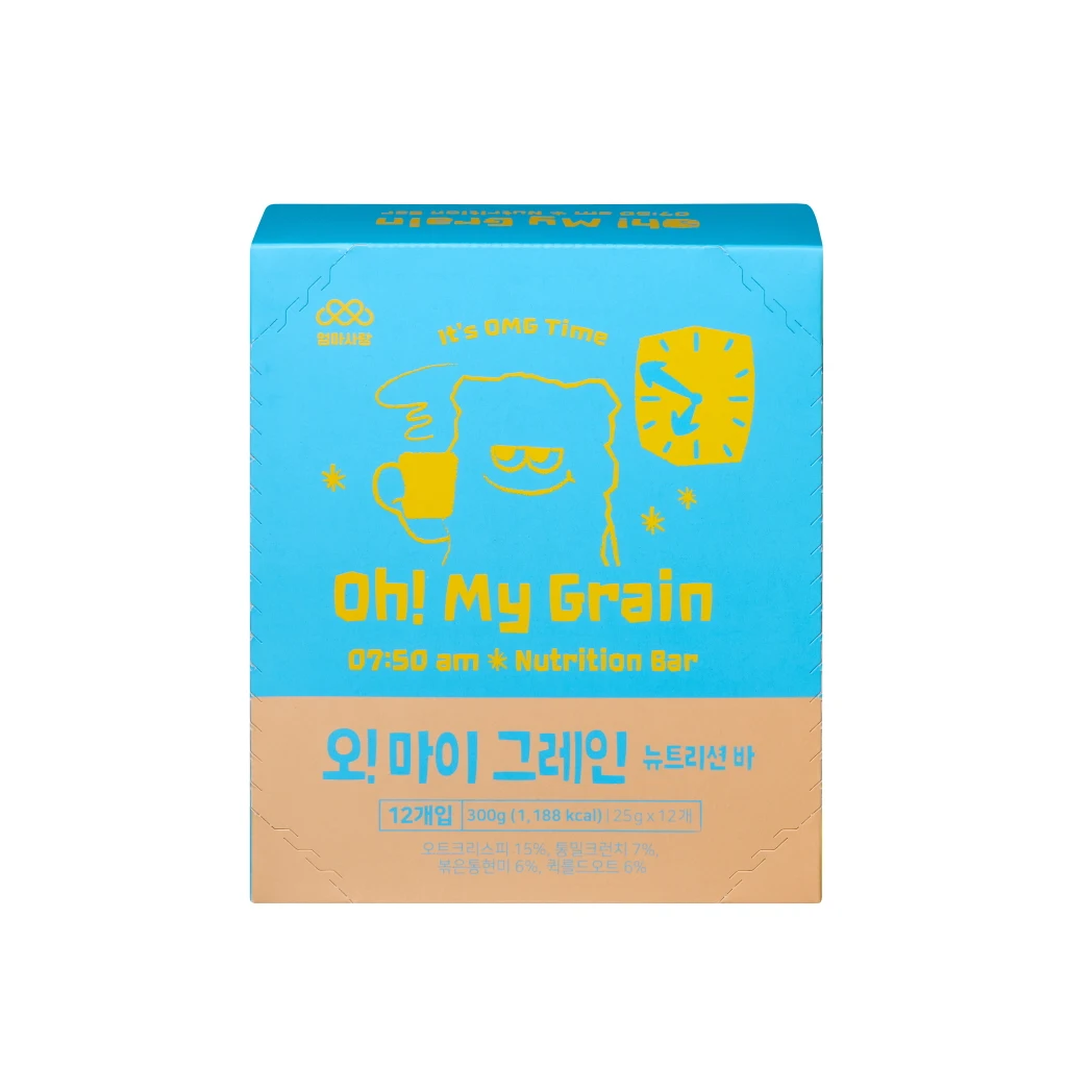 엄마사랑 OMG 오!마이그레인 뉴트리션바 25g*12입