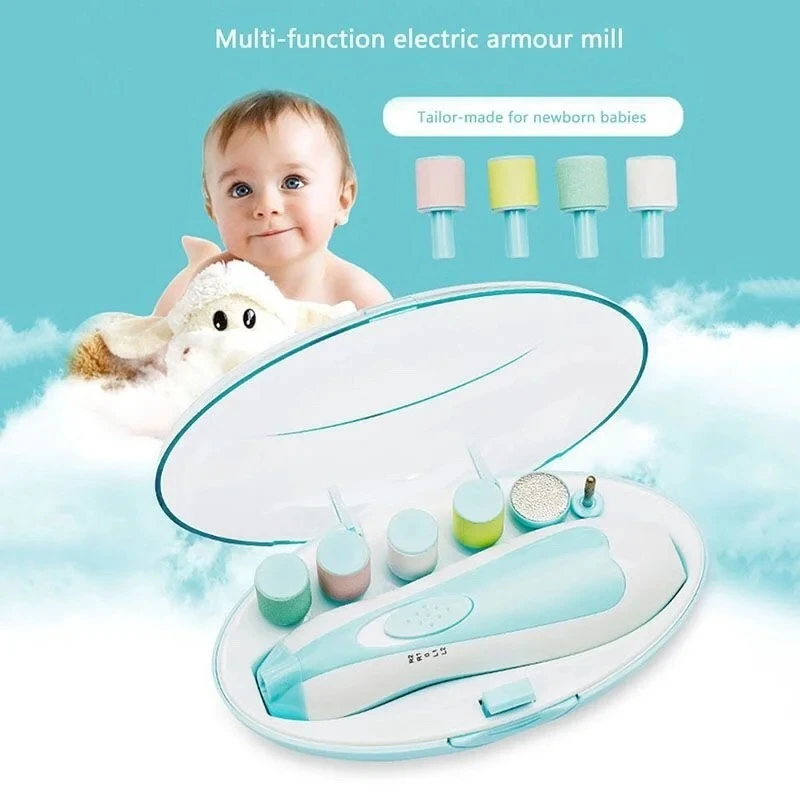 Baby Elektrische Nagel Trimmer Kid Nagel Polijstmachine Tool Baby Verzorging Multifunctionele Vingernagel Cutter Trimmer Baby Manicure Set