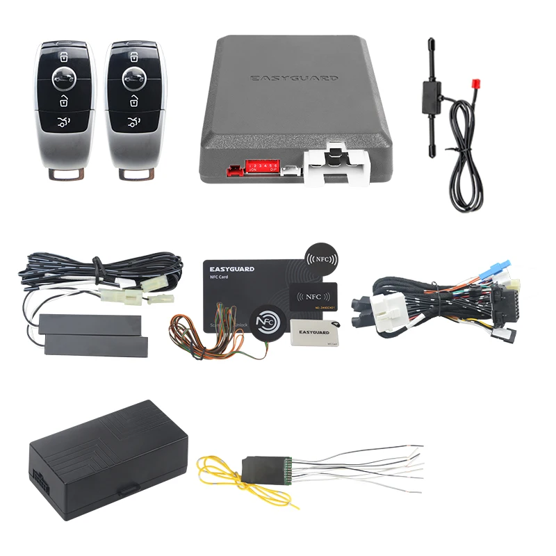 EASYGUARD CAN BUS PKE Remote Starter for Benz 15-18 Benz C Class W205 / 16-19 GLC SUV X253 / 14-17 S Class W222